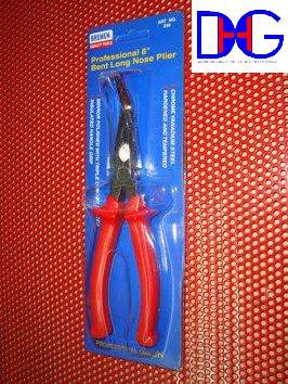 alicate media caña curva de 8" marca: bremen